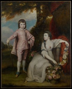 George Capel, vizconde de Malden (1757-1839), y Lady Elizabeth Capel (1755-1834) de Joshua Reynolds